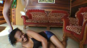 Swallow All Piss of My Pink Pussy - Lesbian Top Models Pee Domiantion