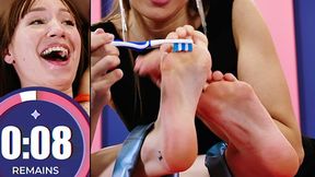 Feet Tickling Fun with Talia Mint - Cute Russian Brunette Kate Quinn Tied and Pleasured