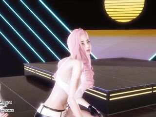 [MMD] GIRL CRUSH - Oppa, Do you Trust Me Sexy Kpop Dance Ahri Seraphine 4K Leauge Of Legends Hentai