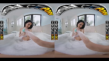 VIRTUAL PORN - Kiana Kumani&rsquo_s Wet And Wild Bath Turns Into Intense Pussy And Cock Action With Her Step Brother