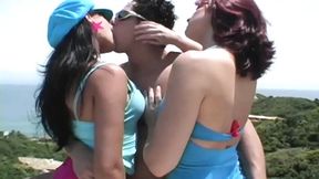 Hottest Brazilian Latina babe in bikini nails her boyfriend