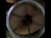 Compilation anal gapping, fuck machine, double dildo anal penetration