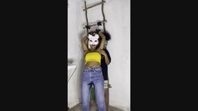 Tied up and tickled until I wet my pants