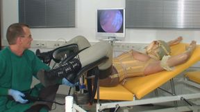 Anal exam in full rubber