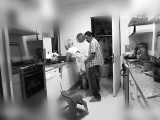 This bastard screwed the cleaning lady, but it was all caught on camera