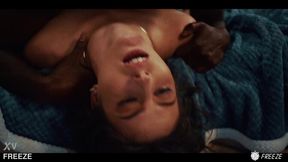 Interracial Nurse Chanel Camryn absorbs a BBC in anal and gets creampied