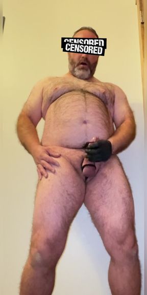 Anal Steve Cumming with a Big Butt Plug and Cock Ring After Jacking Hard