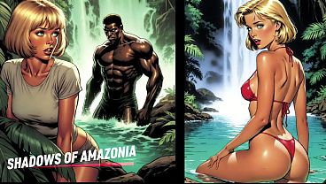 Married Nancy Becomes a White Bitch for a Big Black Cock. Wife Cheats in the Jungle. Cartoon