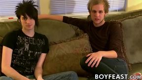 Erik and Aron Malt Dive Into Intense Blowjob and Anal Session