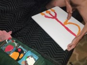 Doing A Painting With My Dick?