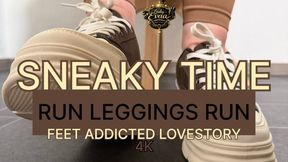 Mocha Shift - Layered Trainer Form & Grounded Street Motion | Lady Evaa | 4K Version