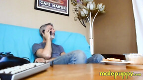 Your step daddy starts munching his sandwich while youâre stuck inside & canâ