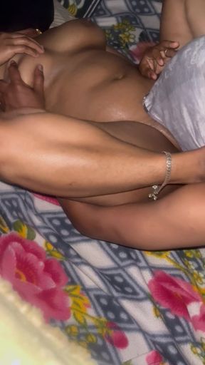 Indian Cute Couple having Fun