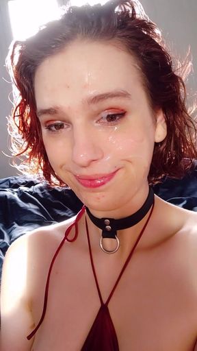 Dressed Classy, Face-fucked Like a Whore