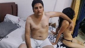 Horny Venezuelan stepsister gets her Colombian stepbrother's pussy pierced