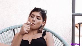 Brazilian Goddess Smoking 4K