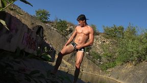 Furious Stroke ~ Kent Mills Masturbates Wildly - Eastboys