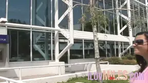 Brunette babes in high heels fuck each other