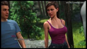 going on walk with two sexy sluts - summer heat 11 developed by naughty fox games - 3d porn game
