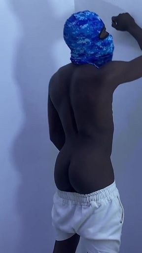 Wanking My Self While He Positioned His Ass for Me