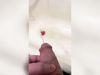 Morning pissing with a view from a weenie:) POV