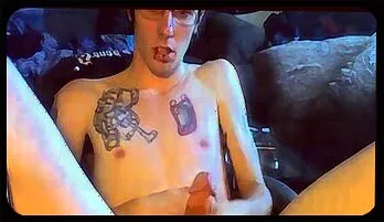 Alex Black's Tattooed Twink Solo: Intense Masturbation | 480p