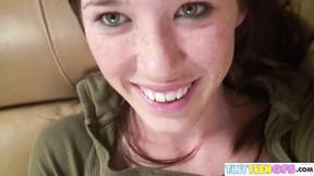 ”BrookeSkye rubbing twat & butt panty closeup”