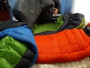 Cum my down jacket overfilled Shiny Jacket