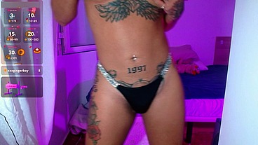TS Angelique Monroe - Webcam show from August 11, 2025