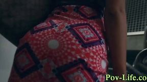 Petite Sl*t Gets Filled Up in POV