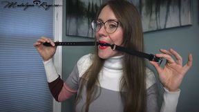 Madalynn Raye is Ballgagged, drooling and edging you with gag talk! 4K