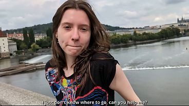 Petite Polish student enjoys big cock in various positions