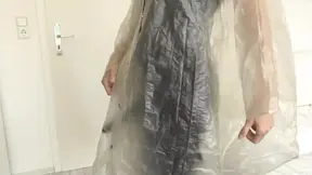 Transparent Rain Cape, Edging Games and Cumming on the Cape