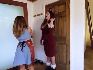 Taboo Thanksgiving Breeding Ceremony! Squirt Doxy Gets Double Stuffed - Chloe Kreams, Aderes Quin, Steve Rickz