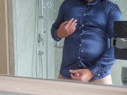 Gay satin shirt fetish.