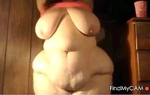 White BBW Pear Showing off her HUGE, Soft Body