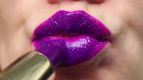 Purple Lipstick Lips (mkv)