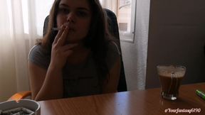 Coffee and a cig with me