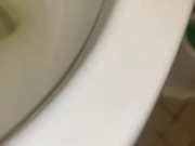 Standing up to pee like a man in the middle of the night