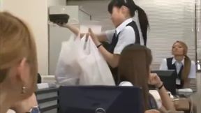 Japanese slut office piss humiliation