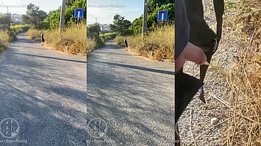 Boy Followed His Straight Friend Who Went for a Pee