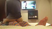 Mirando porno en mi sitio favorito