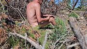 Orgasm in the woods