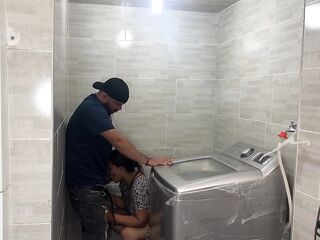 Colombian with large butt gets drilled by her boss when they are home alone and has a biggest butt