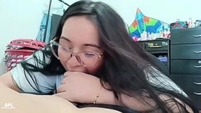 My step cousin's filthy nympho flaunts her gargantuan booty and bosoms