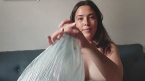 Bag Popping on the couch