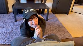 Bokep HD - Amateur brunette babe Kitty K teases huge black cock