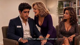 Two Mature Women and Handsome Man Threesome