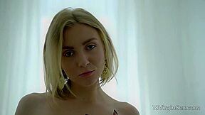 Naked Sweetie Teases Her Pink Slit And Clit With Her Favorite Sex Toy - Lucy B