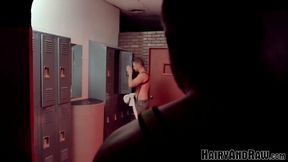 HAIRYANDRAW Marc Giacomo And Brian Bonds Fuck In Locker Room